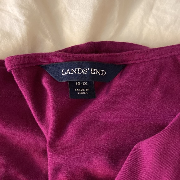 Lands end purple dress size 10-12 - Picture 4 of 5